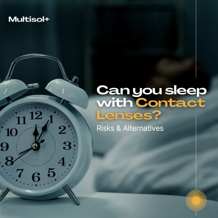 Can You Sleep with Contact Lenses? Risks & Alternatives