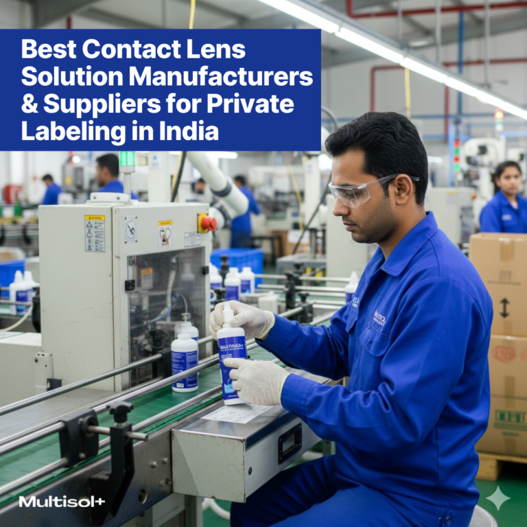 Best Contact Lens Solution Manufacturers and Suppliers for Private Labeling in India