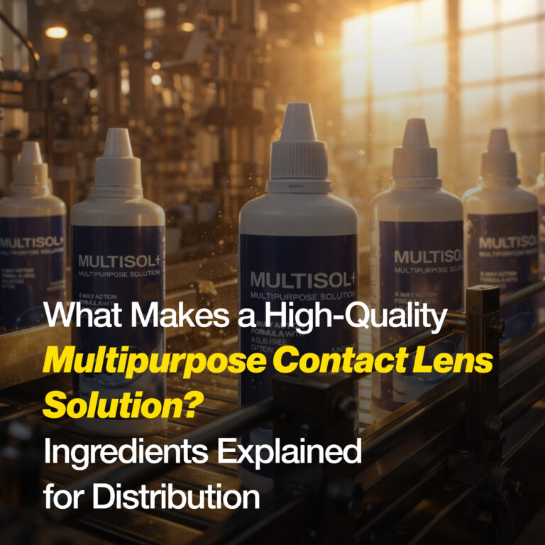 What Makes a High-Quality Multipurpose Contact Lens Solution? Ingredients Explained for Distributors