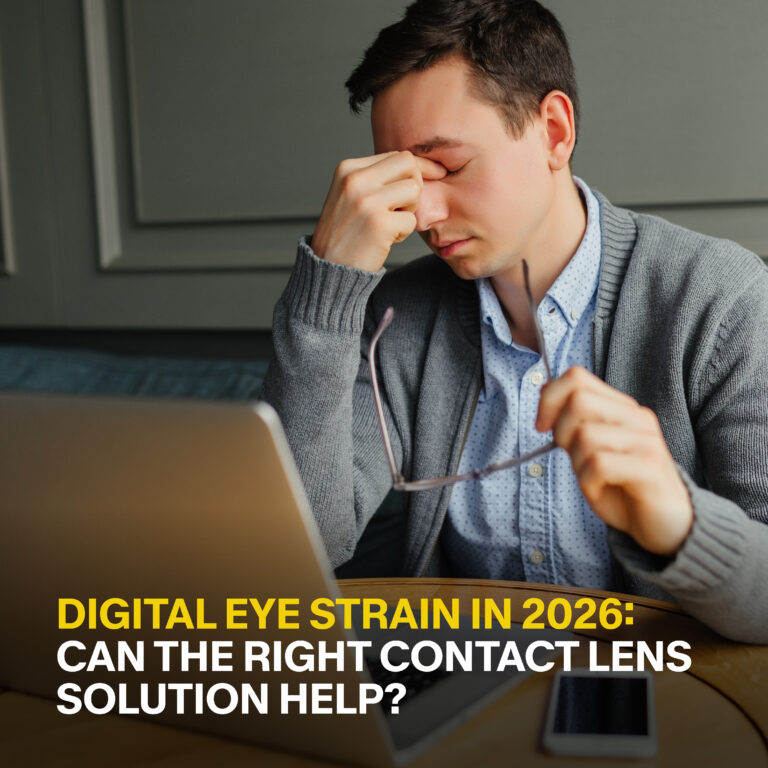 Digital Eye Strain in 2026: Can the Right Contact Lens Solution Help?
