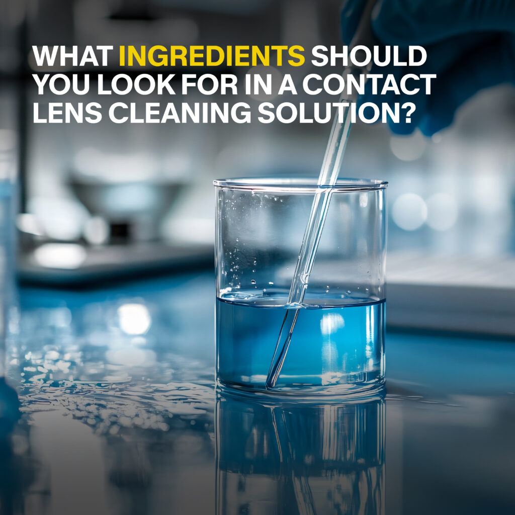 What Ingredients Should You Look for in a Contact Lens Cleaning Solution?