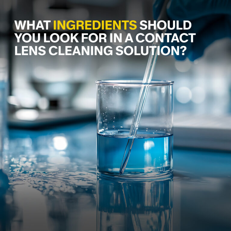 What Ingredients Should You Look for in a Contact Lens Cleaning Solution?
