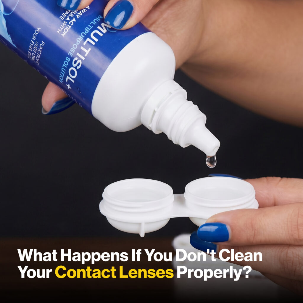 What Happens If You Don't Clean Your Contact Lenses Properly?