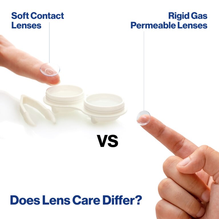 Soft Contact Lenses vs Rigid Gas Permeable Lenses: Does Lens Care Differ?