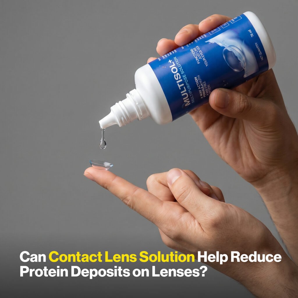 Can Contact Lens Solution Help Reduce Protein Deposits on Lenses?