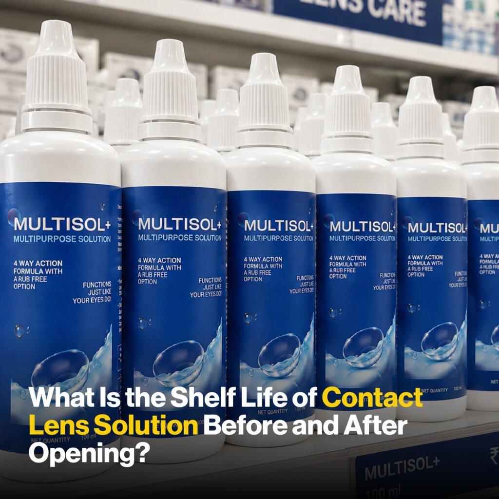 What Is the Shelf Life of Contact Lens Solution Before and After Opening?