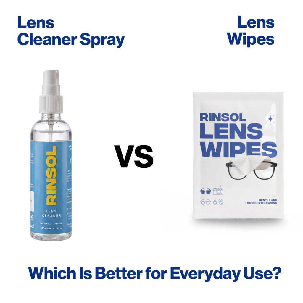 Lens Cleaner Spray vs Lens Wipes: Which Is Better for Everyday Use?