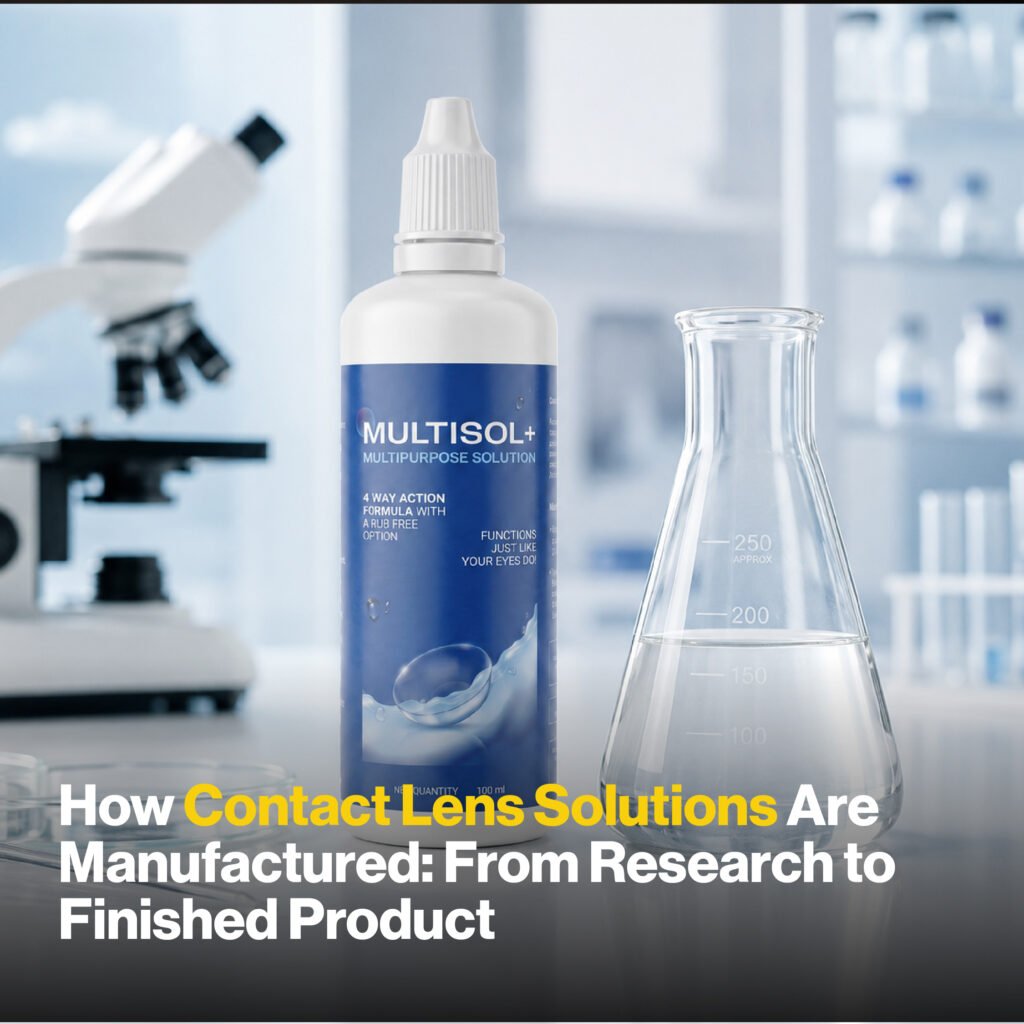How Contact Lens Solutions Are Manufactured
