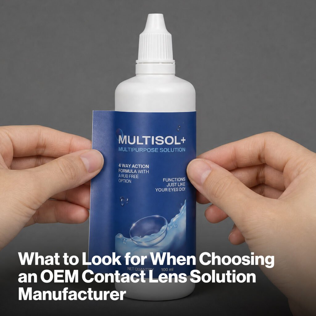 What to Look for When Choosing an OEM Contact Lens Solution Manufacturer