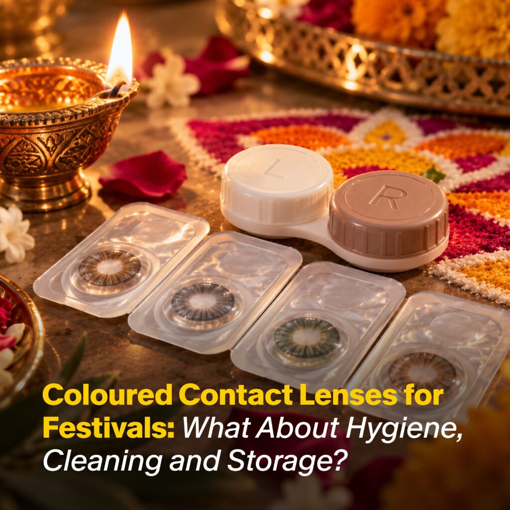 Coloured Contact Lenses for Festivals: What About Hygiene, Cleaning and Storage?