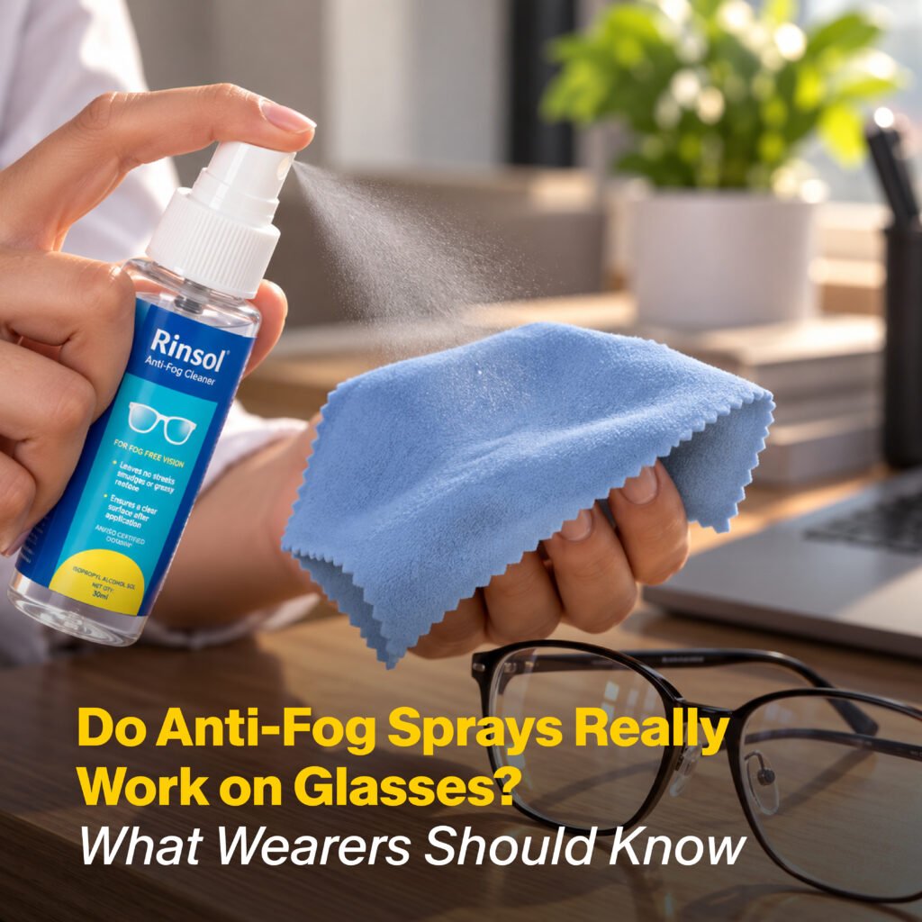 Do Anti-Fog Sprays Really Work on Glasses? What Wearers Should Know